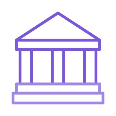 Banka mahkeme vektör çizim oluşturma