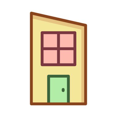 ofis pencere vektör çizim Binası 