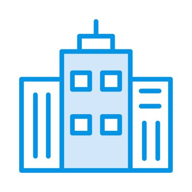 Bina, ofis, daire. Vektör çizim 