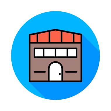 ev ev daire vektör çizim 