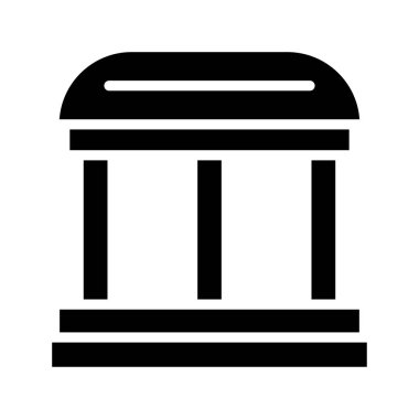 Banka mahkeme vektör çizim oluşturma