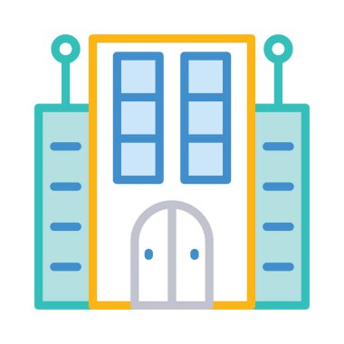 ev ev daire vektör çizim