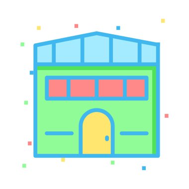 ev ev daire vektör çizim