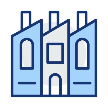 Office plaza vektör çizim oluşturma 