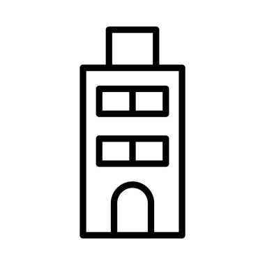 tower plaza vektör çizim oluşturma