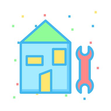 depo anahtarı vektör çizim oluşturma  