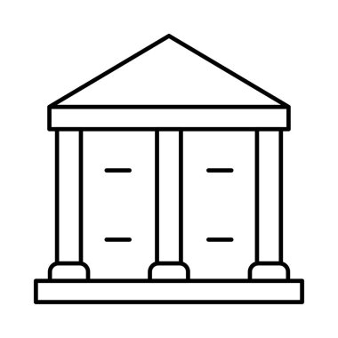 vektör çizim bina hastane Kliniği 