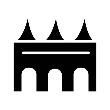 Bina, ofis, daire. Vektör çizim 