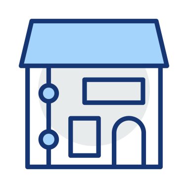 Kutsal kişilerin resmi, vektör çizim Bina mimari, 