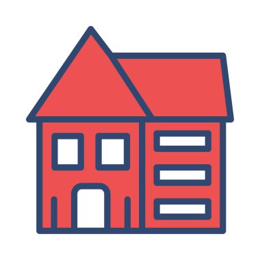 daire ev vektör çizim