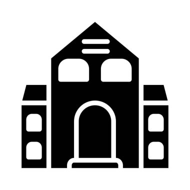 vektör çizim Apartman Bina