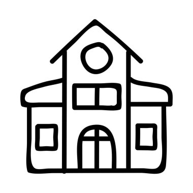 ev daire ev vektör çizim