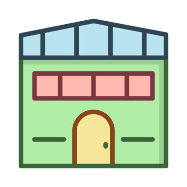 ev ev daire vektör çizim 