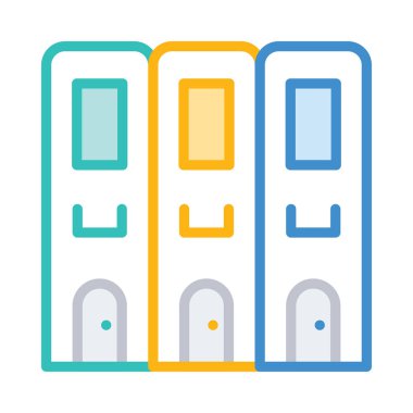 Otel, kutsal kişilerin resmi, vektör çizim Binası 