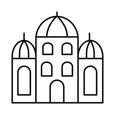 motel cephe vektör çizim oluşturma 