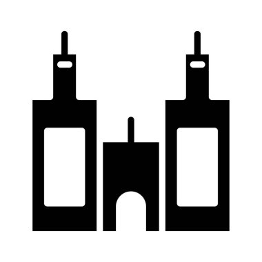 vektör çizim bina plaza tower