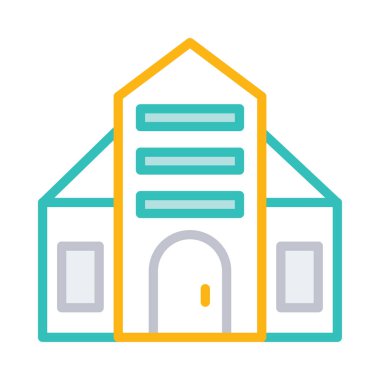 Office plaza vektör çizim oluşturma