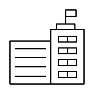 Kutsal kişilerin resmi, vektör çizim Bina mimari, 