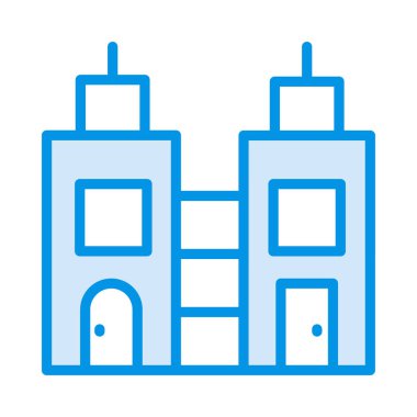 Ofis Binası otel, vektör çizim 