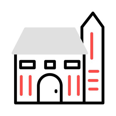 ev apartman vektör çizim 