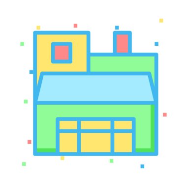 alışveriş dükkanı vektör çizim oluşturma