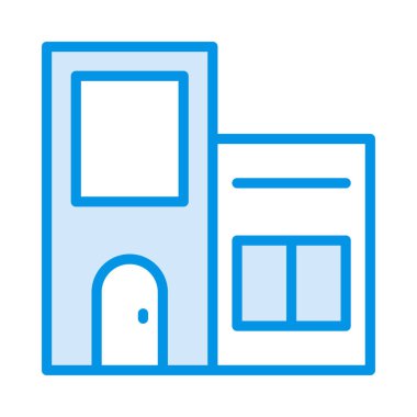 vektör çizim Apartman Bina