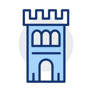 kale foretress vektör çizim oluşturma 