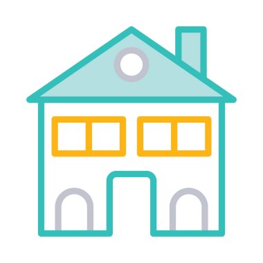 ev Emlak vektör çizim