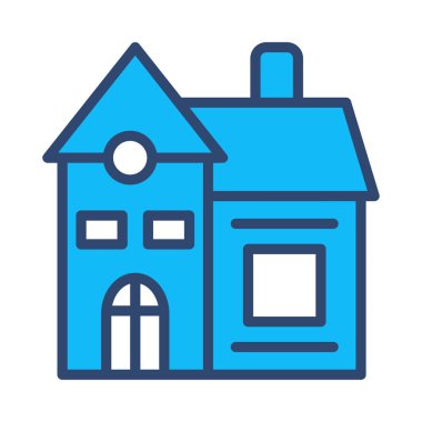 ev daire konut vektör çizim