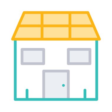 vektör çizim bina mağaza