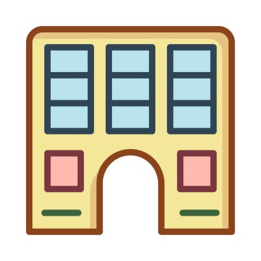 Emlak İnşaat vektör çizim oluşturma 