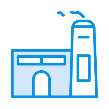 Factroy sanayi tesisi vektör çizim