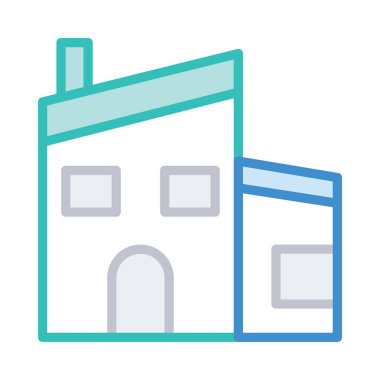 Apartman Emlak vektör çizim