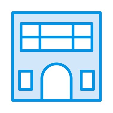 vektör çizim Apartman Bina