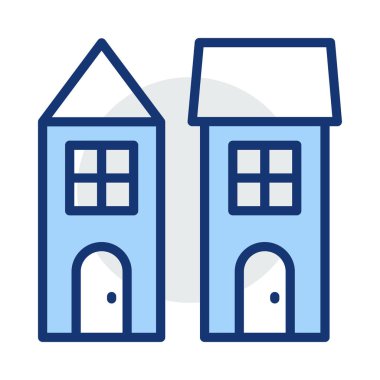 Kutsal kişilerin resmi, vektör çizim Bina mimari, 