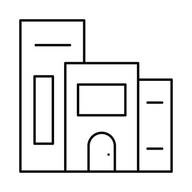 Apartman Emlak vektör çizim 