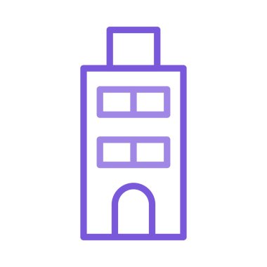 tower plaza vektör çizim oluşturma