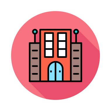 ev ev daire vektör çizim 