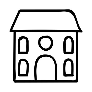 vektör çizim bina mağaza dükkan