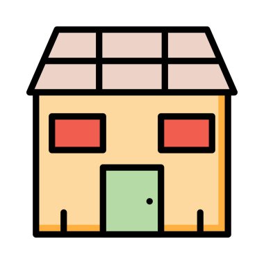 vektör çizim bina mağaza 