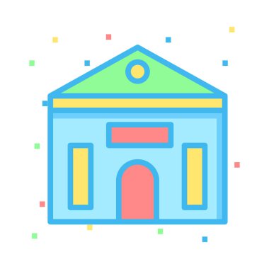 ev ev vektör çizim inşa