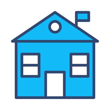 Evi Emlak ev vektör çizim