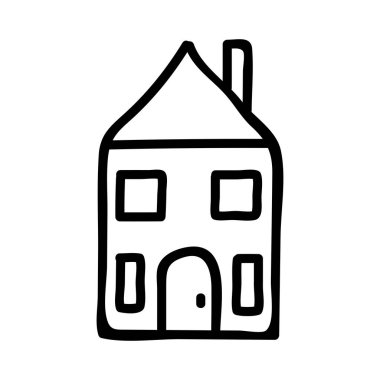 Ev Konut cephe vektör çizim