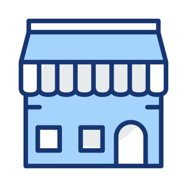 Dükkanı Pazar vektör çizim depolamak 