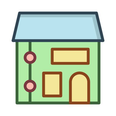 Dükkanı ev mağaza vektör çizim 