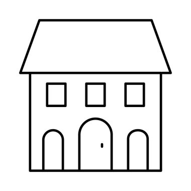 Banka Emlak vektör çizim oluşturma 