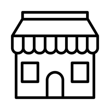 Otel, kutsal kişilerin resmi, vektör çizim Binası 