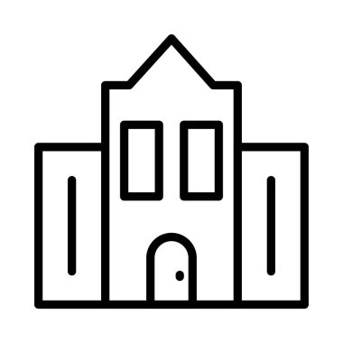 Apartman Ev vektör çizim