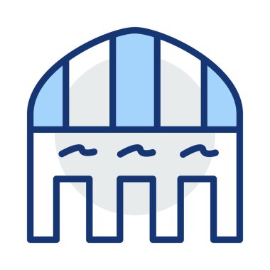 Plaza inşaat vektör çizim oluşturma 