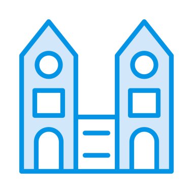 tower plaza vektör çizim oluşturma